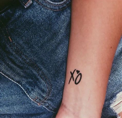 the weeknd tattoo|the weeknd xo tattoos.